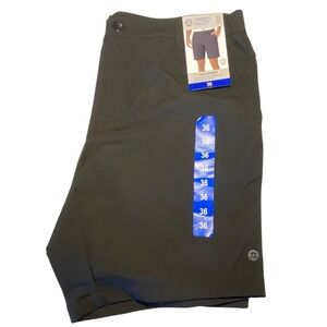 Mondetta Outdoor Project‎ Mens Tech Shorts Elastic Waistband Black Size 36 NWT